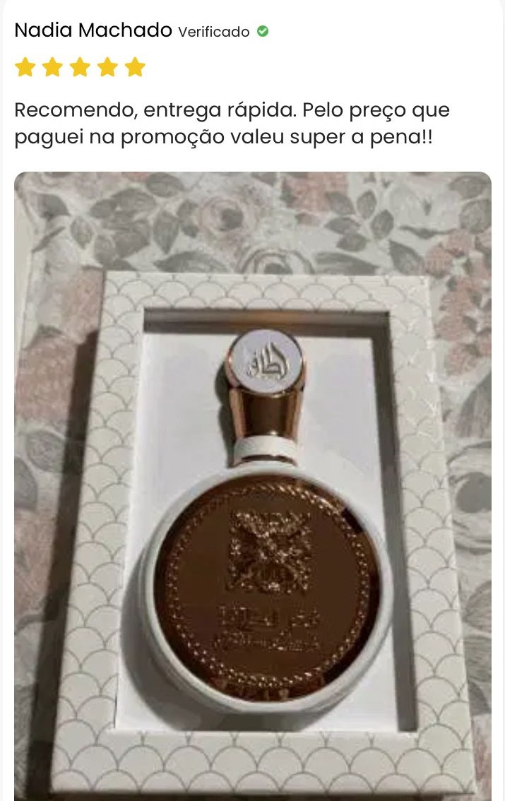 Avaliação cliente 1